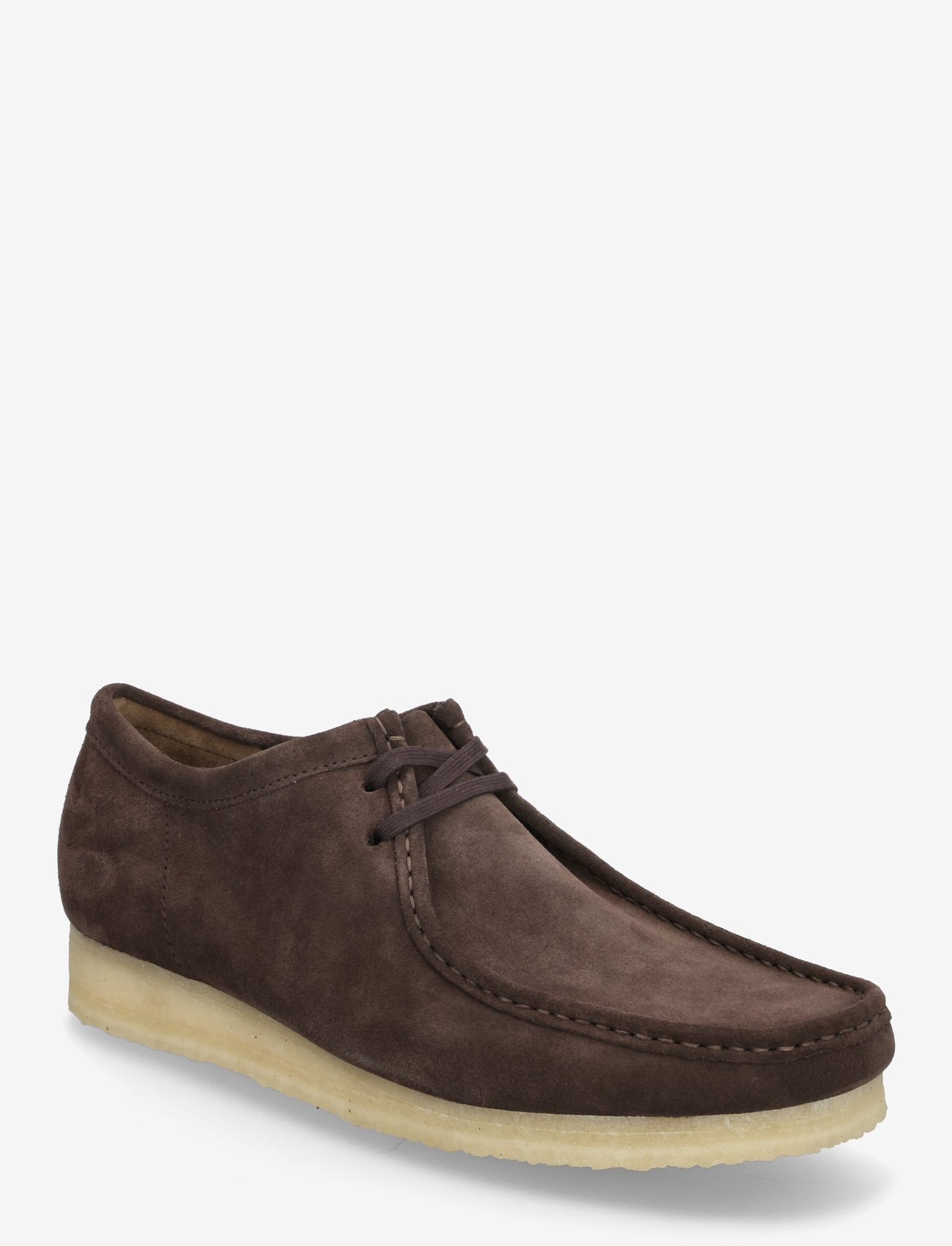 Clarks Originals - Wallabee G - moc-toe boots - dark brown suede - 0