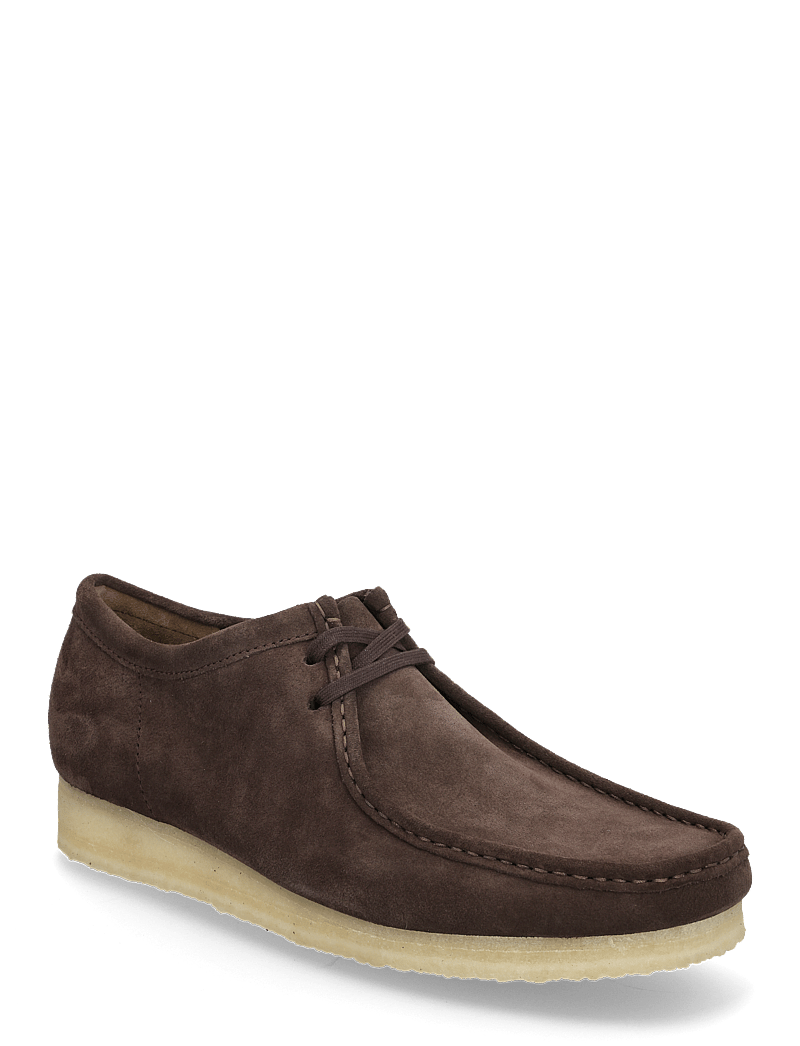 Clarks Originals - Wallabee G - moc toe skor - dark brown suede - 0