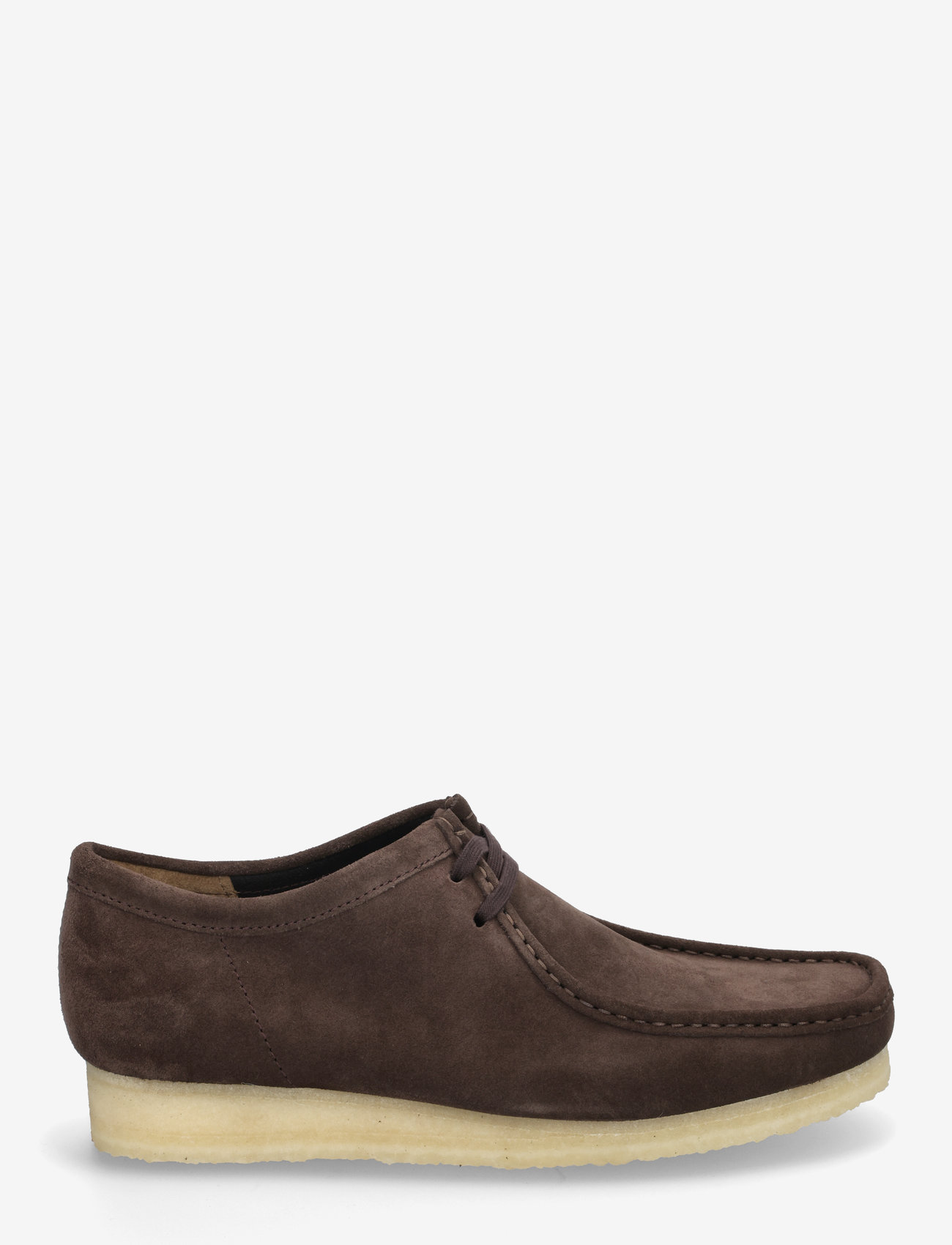 Clarks Originals - Wallabee G - moc-toe boots - dark brown suede - 1