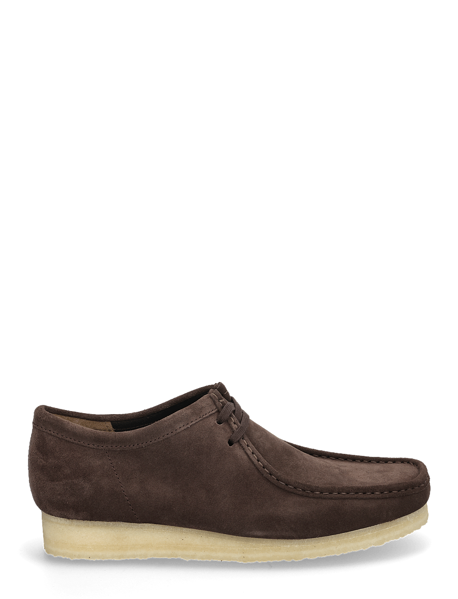 Clarks Originals - Wallabee G - moc toe sko - dark brown suede - 1