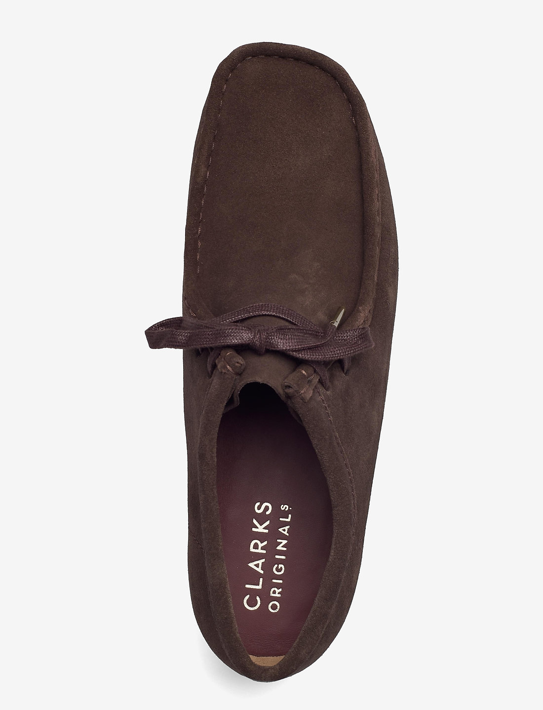Clarks Originals - Wallabee G - moc toe sko - dark brown suede - 3
