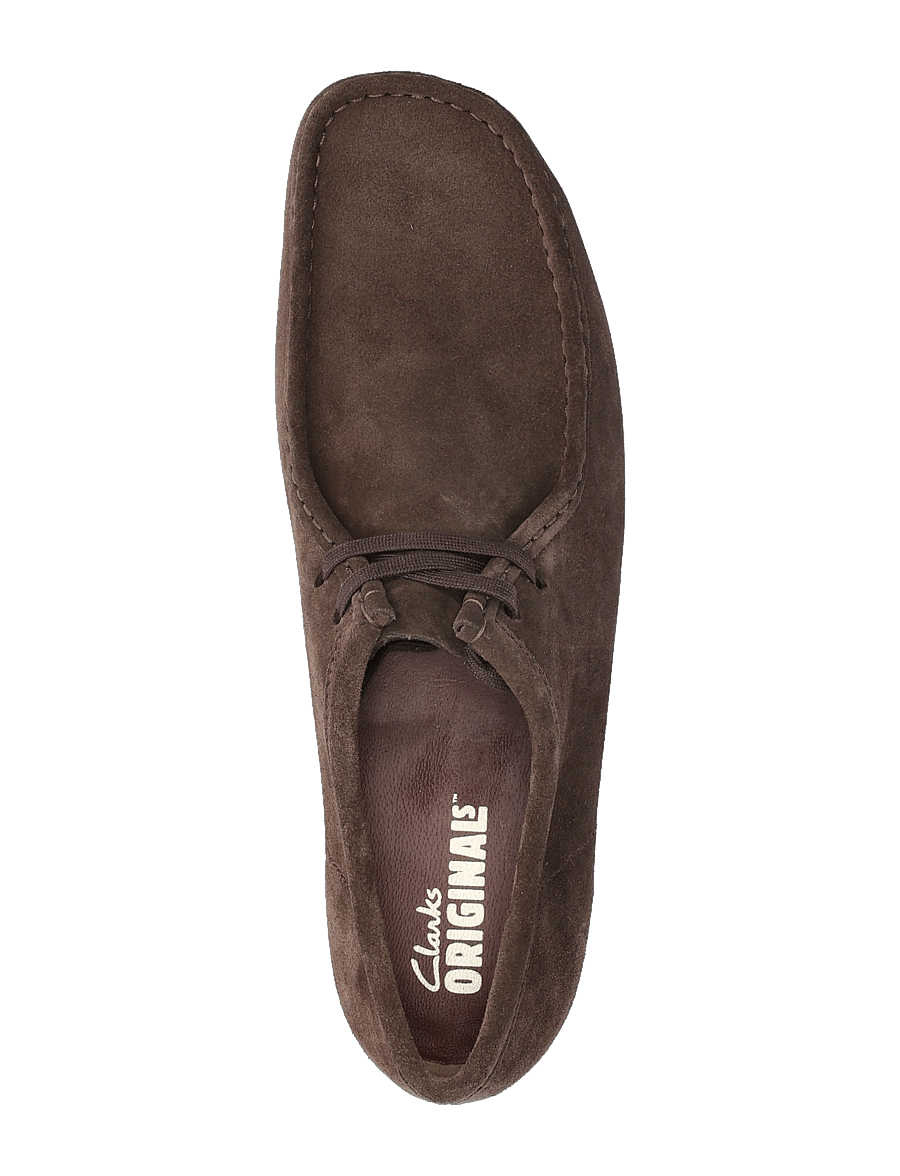 Clarks Originals - Wallabee G - moc toe sko - dark brown suede - 3