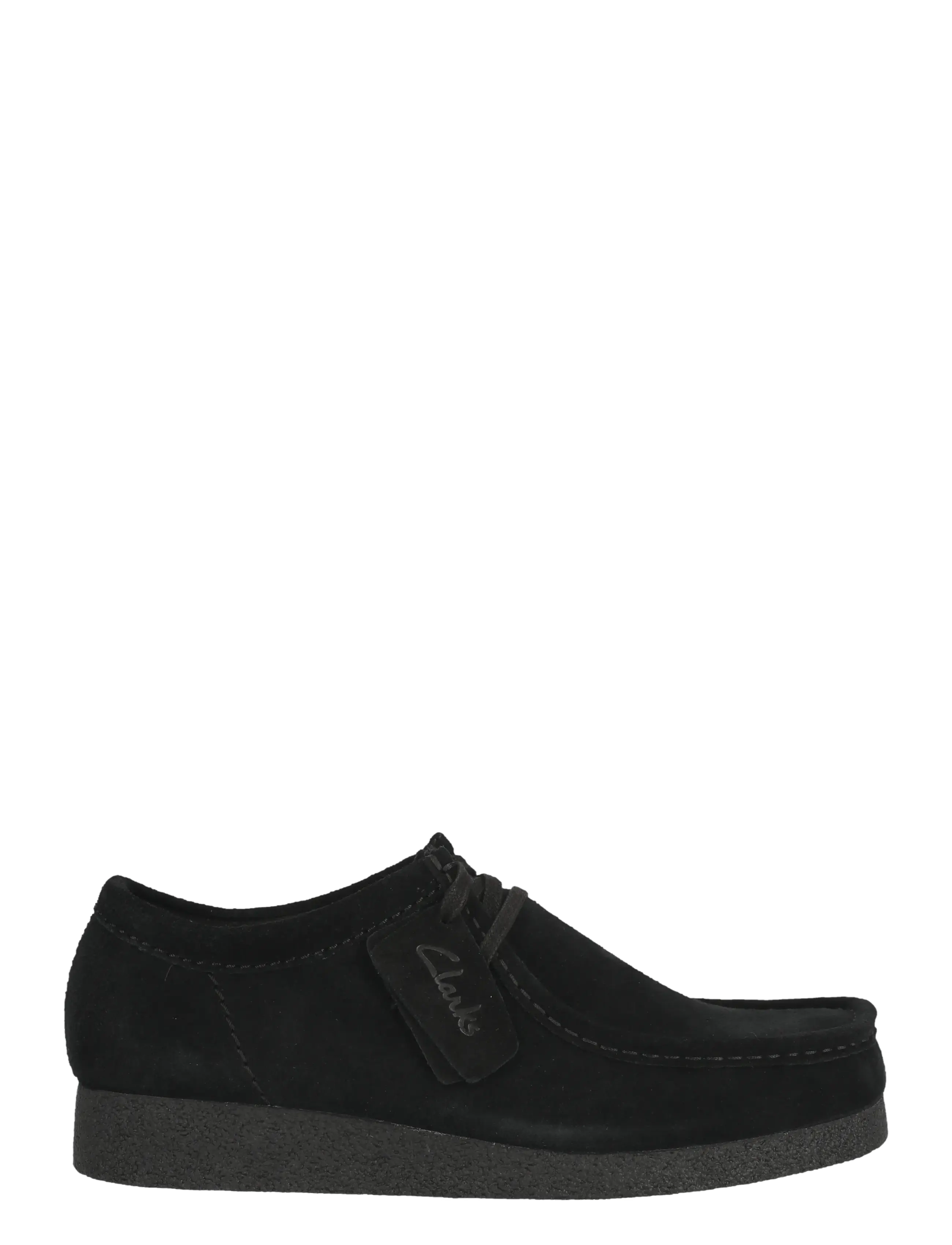 Clarks Originals - WallabeeEVO G - moc-toe boots - black sde - 1