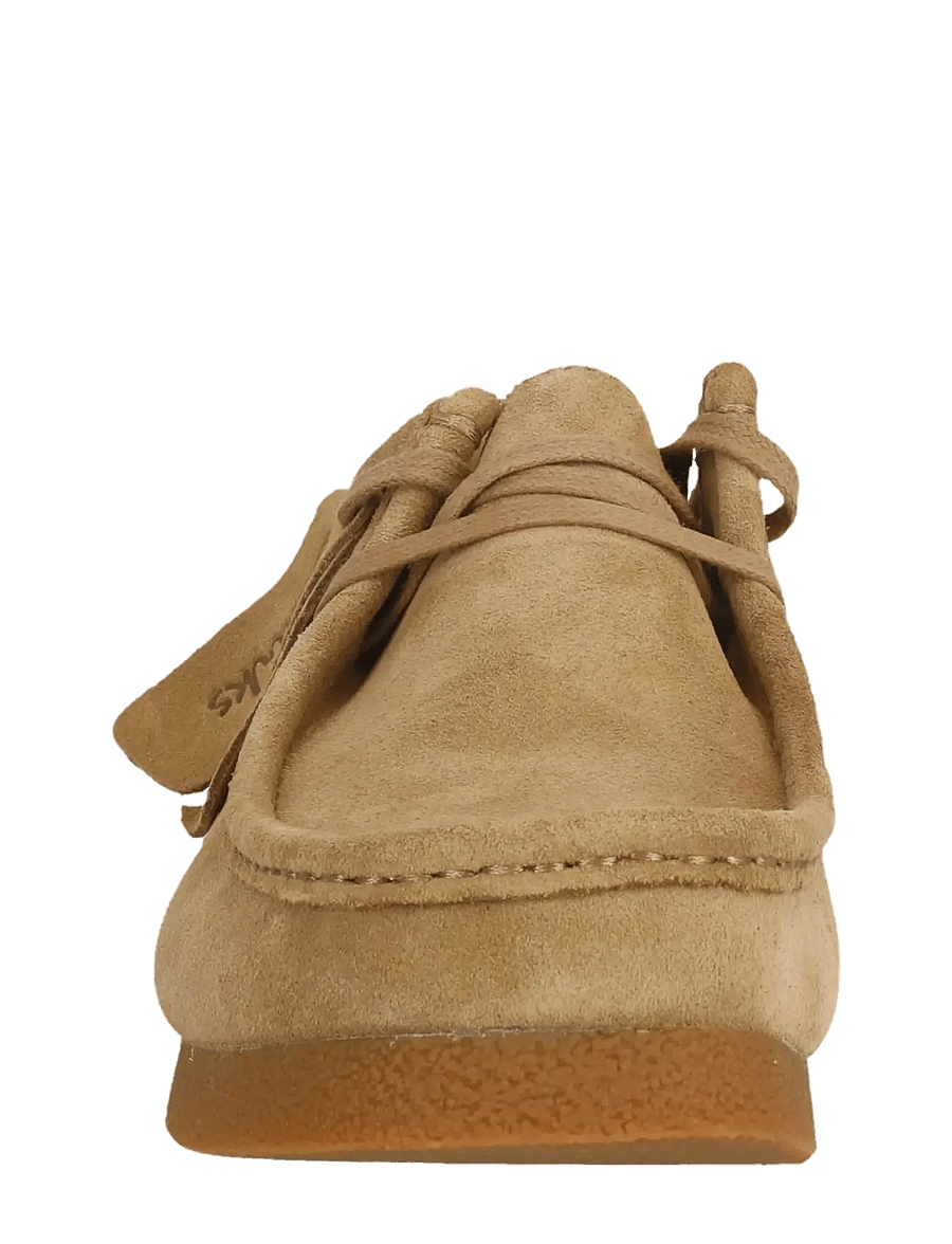 Clarks Originals - WallabeeEVO G - moc toe skór - dark sand suede - 2