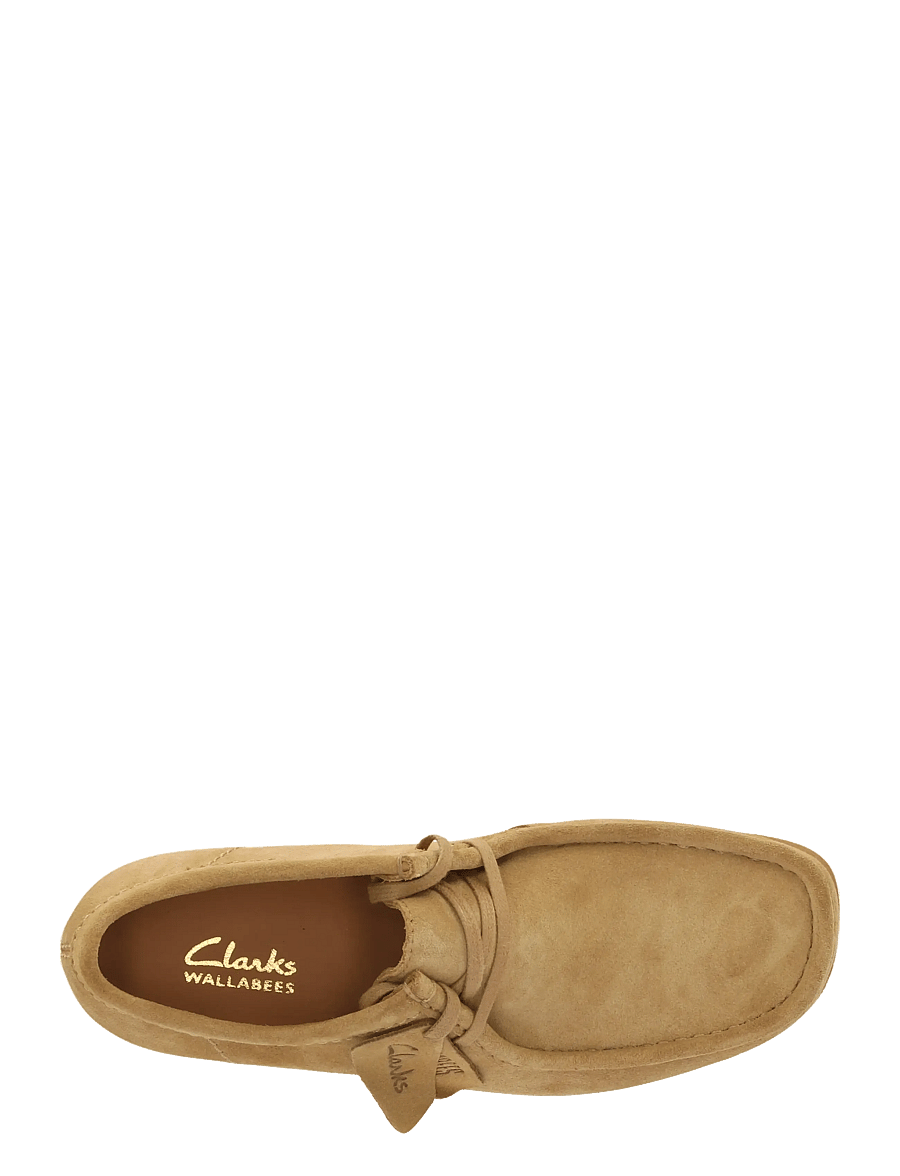 Clarks Originals - WallabeeEVO G - moc toe skór - dark sand suede - 3