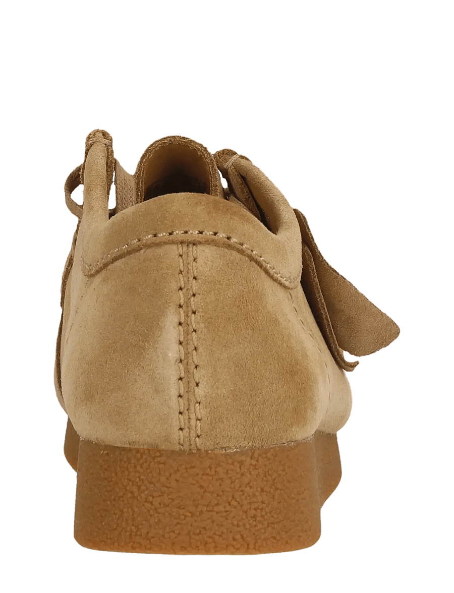 Clarks Originals - WallabeeEVO G - moc toe skór - dark sand suede - 4