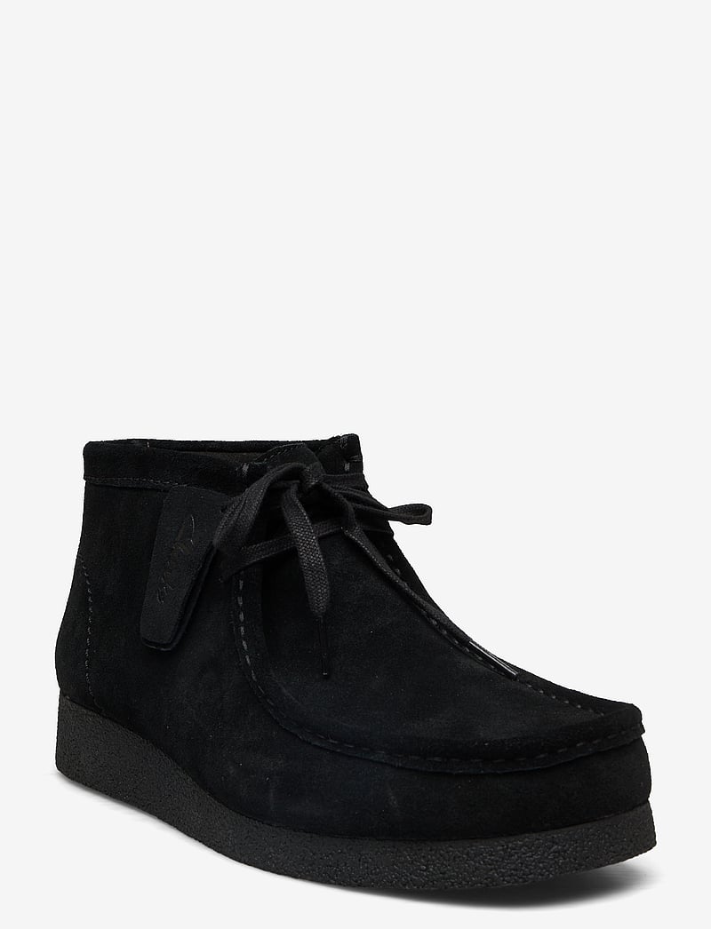Clarks Originals - WallabeeEVO BT G - moc-toe boots - black sde - 0