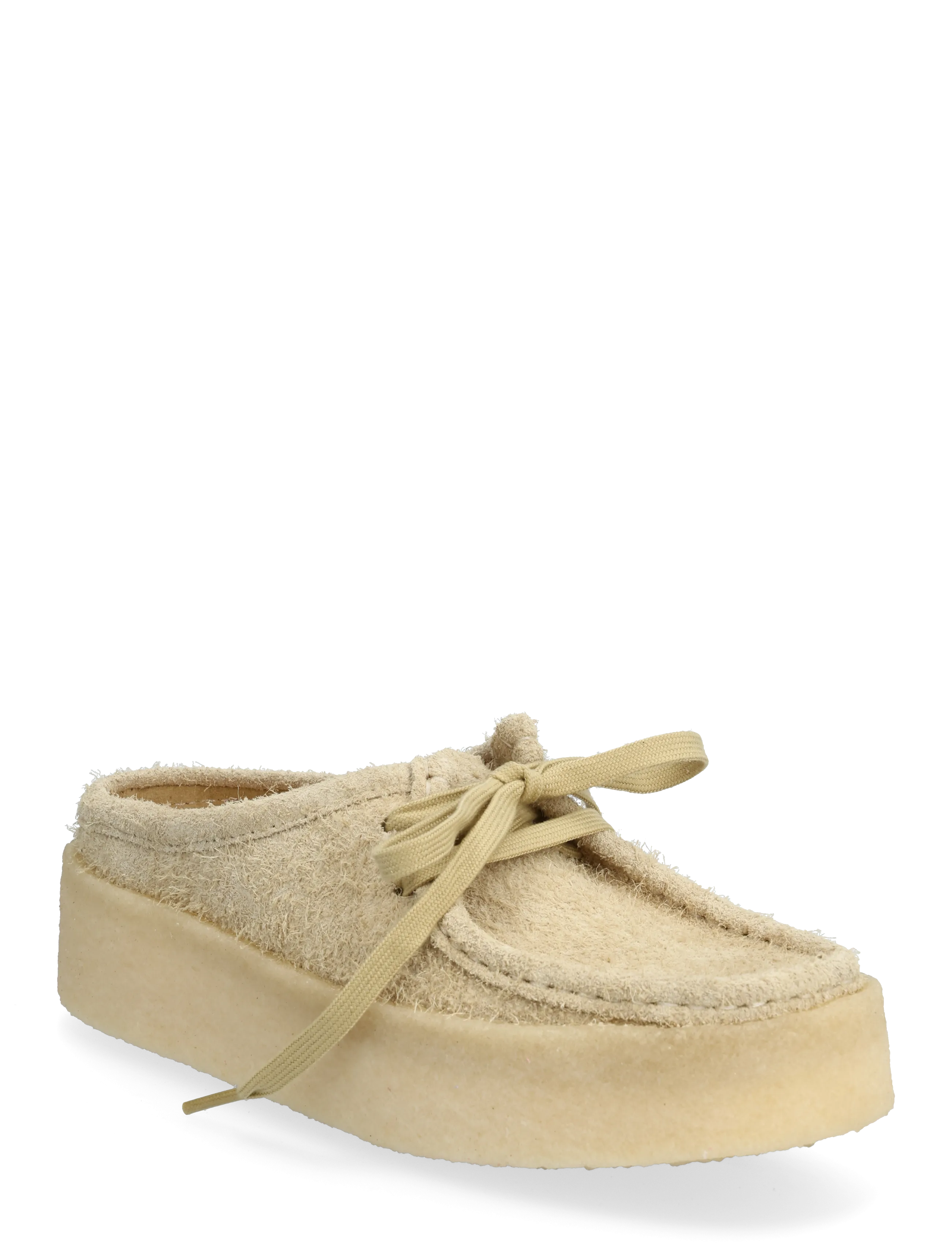 Clarks Originals WallabeeCup Lo D - Clarks - MAPLE HAIRY SDE / beige