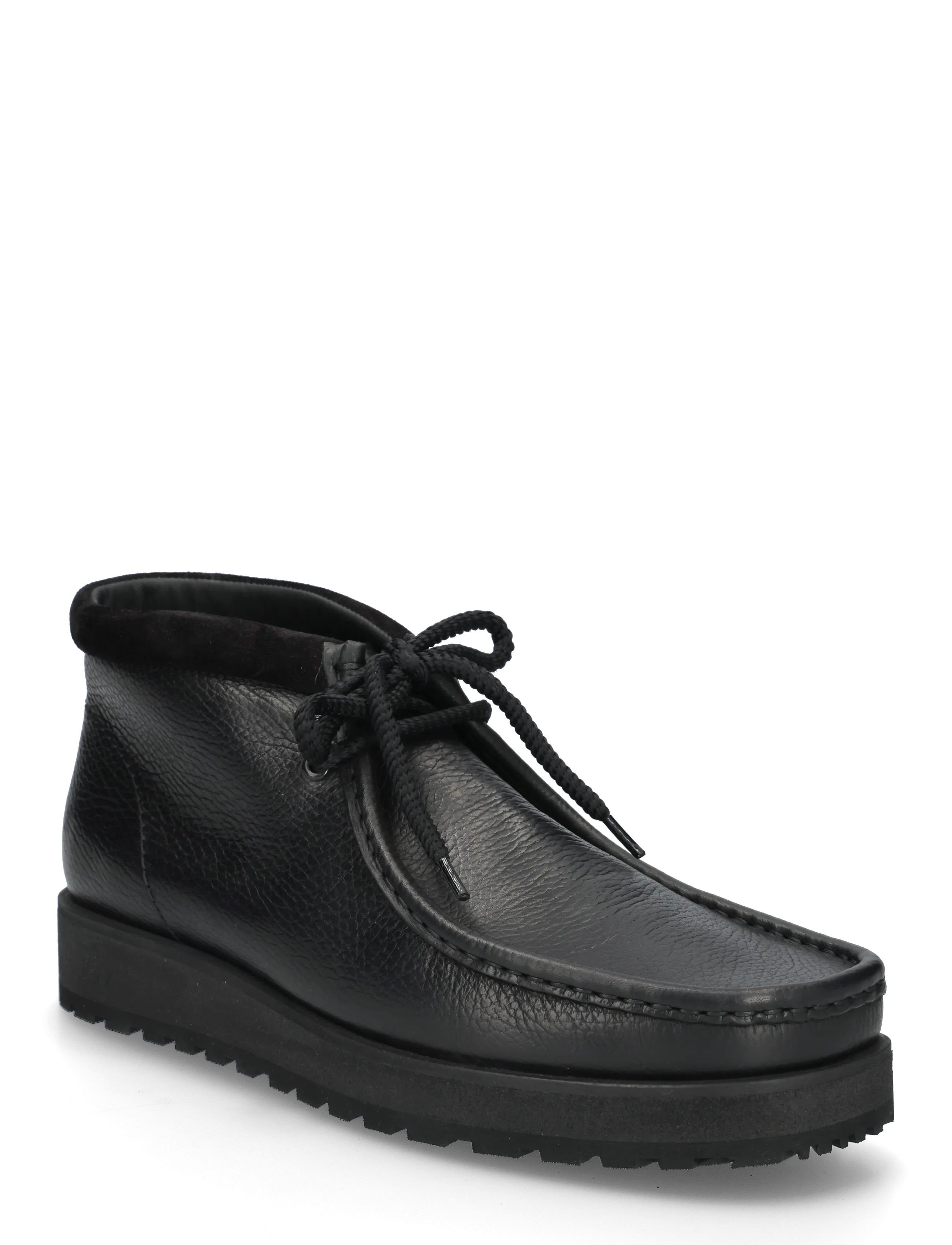 Clarks Originals Wallabee Scout G - Desert boots - BLACK LEATHER / black