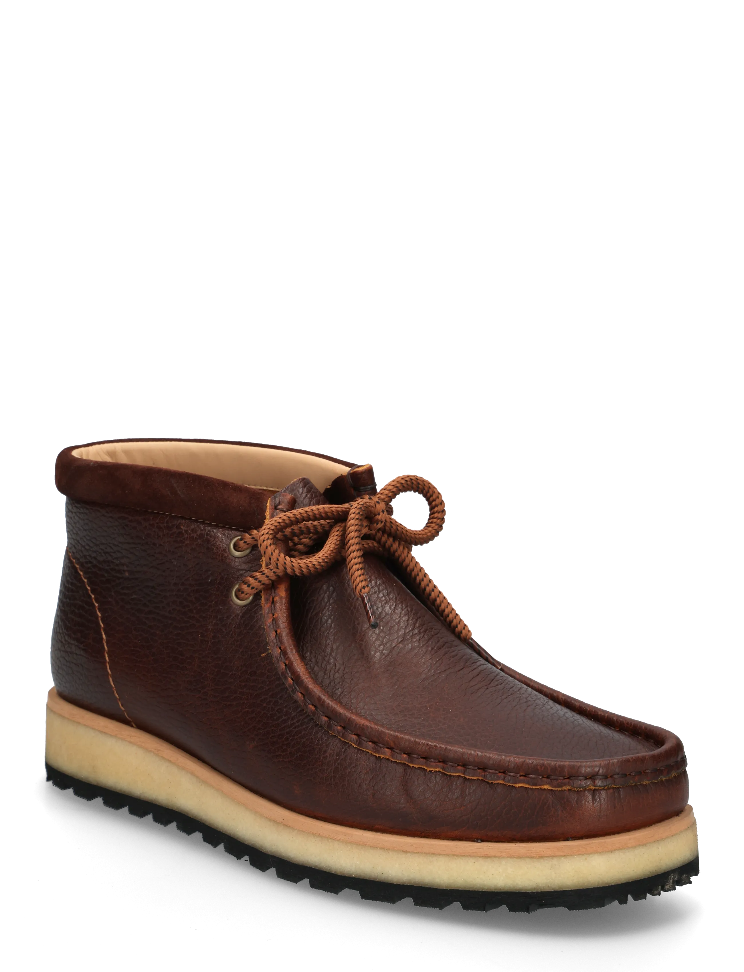 Clarks Originals Wallabee Scout G - Shoes - DARK TAN LEA / brown