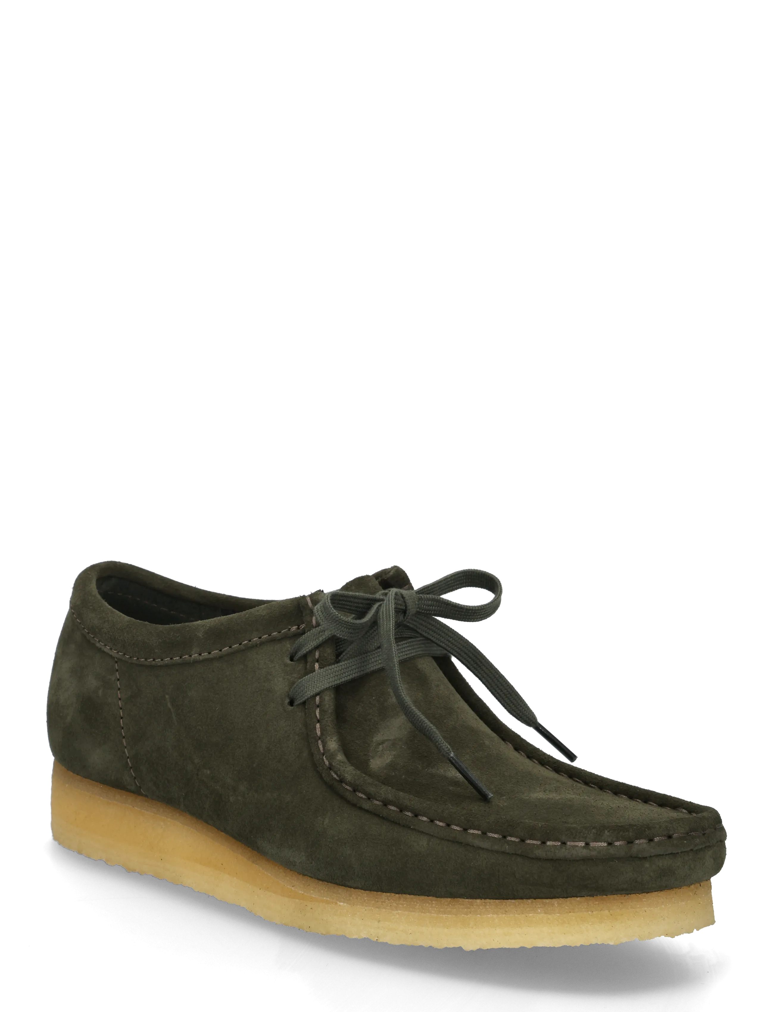 Clarks Originals Wallabee G - Boat shoes - FOREST GREEN SDE / green