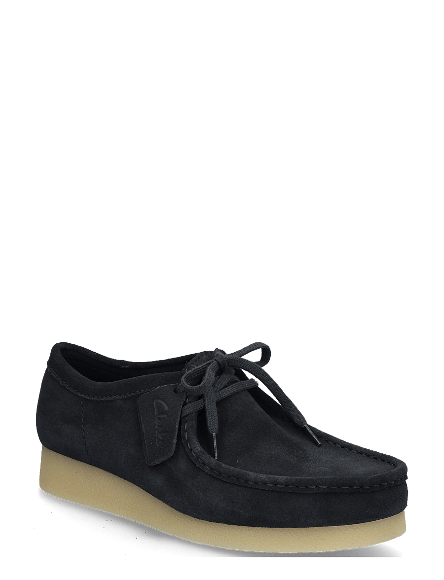 Clarks Originals - WallabeeEVO G - „derby“ stiliaus batai - navy suede - 0