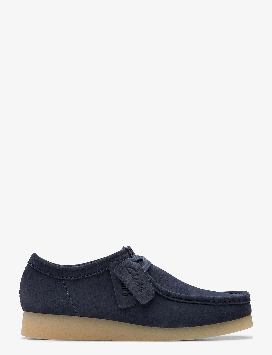 Clarks Originals - WallabeeEVO G - derby shoes - navy suede - 1