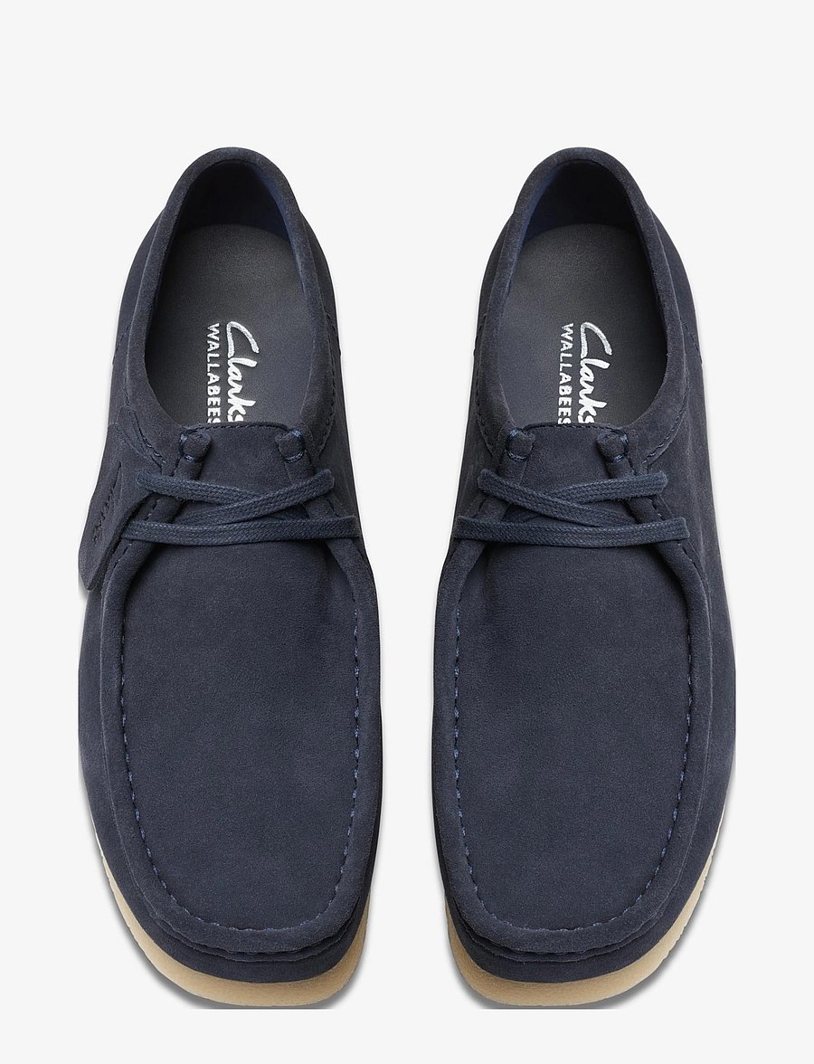 Clarks Originals - WallabeeEVO G - derby shoes - navy suede - 2