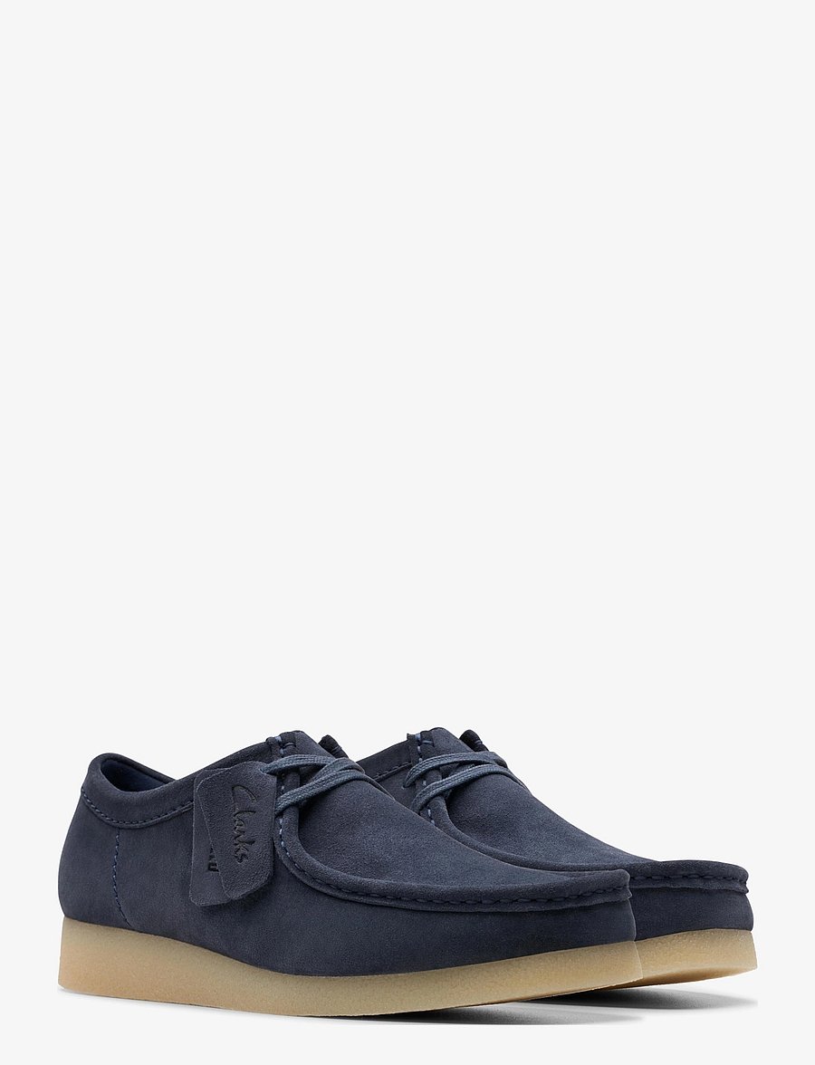 Clarks Originals - WallabeeEVO G - derby shoes - navy suede - 0