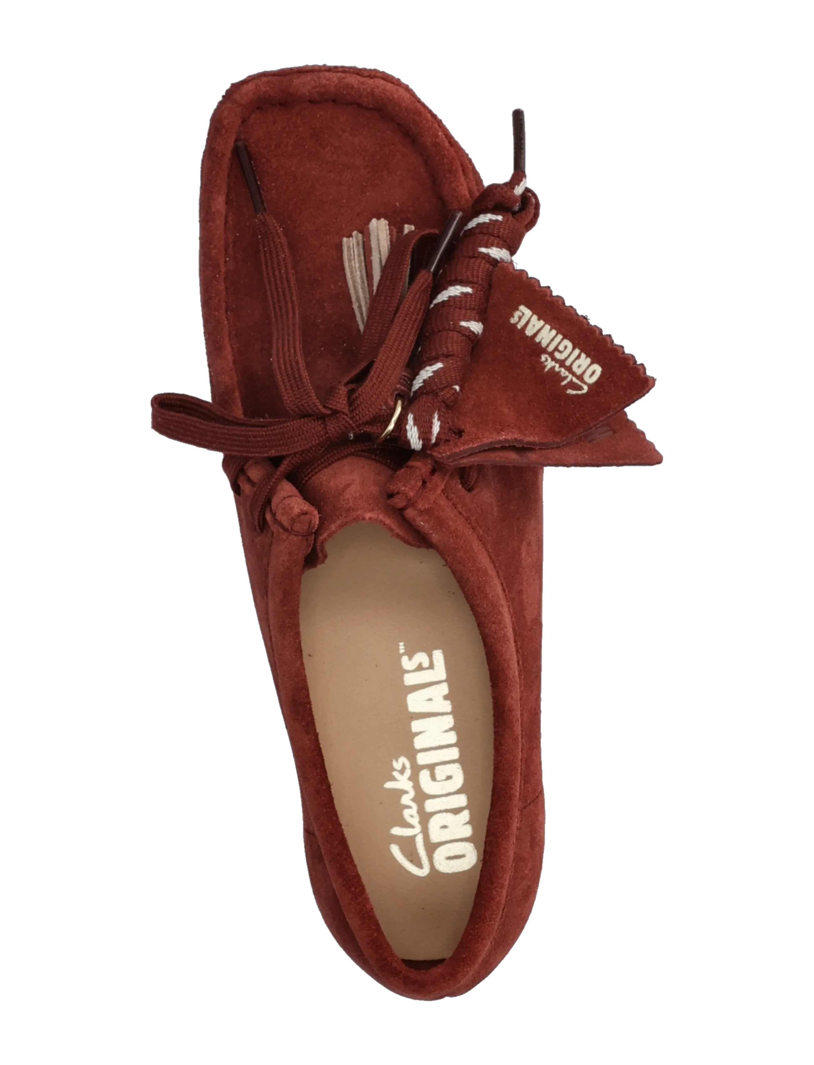 Clarks Originals - Wallabee. D - damen - deep red sde - 3