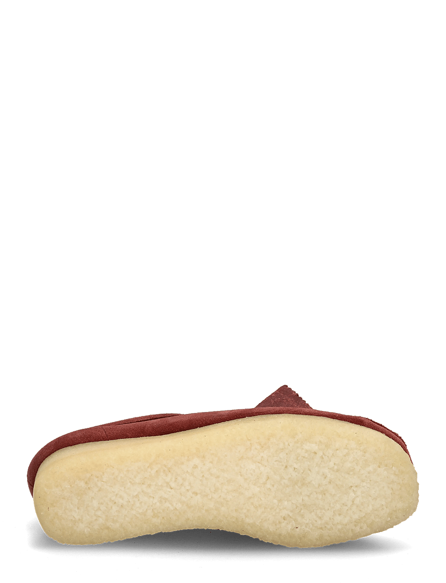 Clarks Originals - Wallabee. D - mode trends - deep red sde - 4