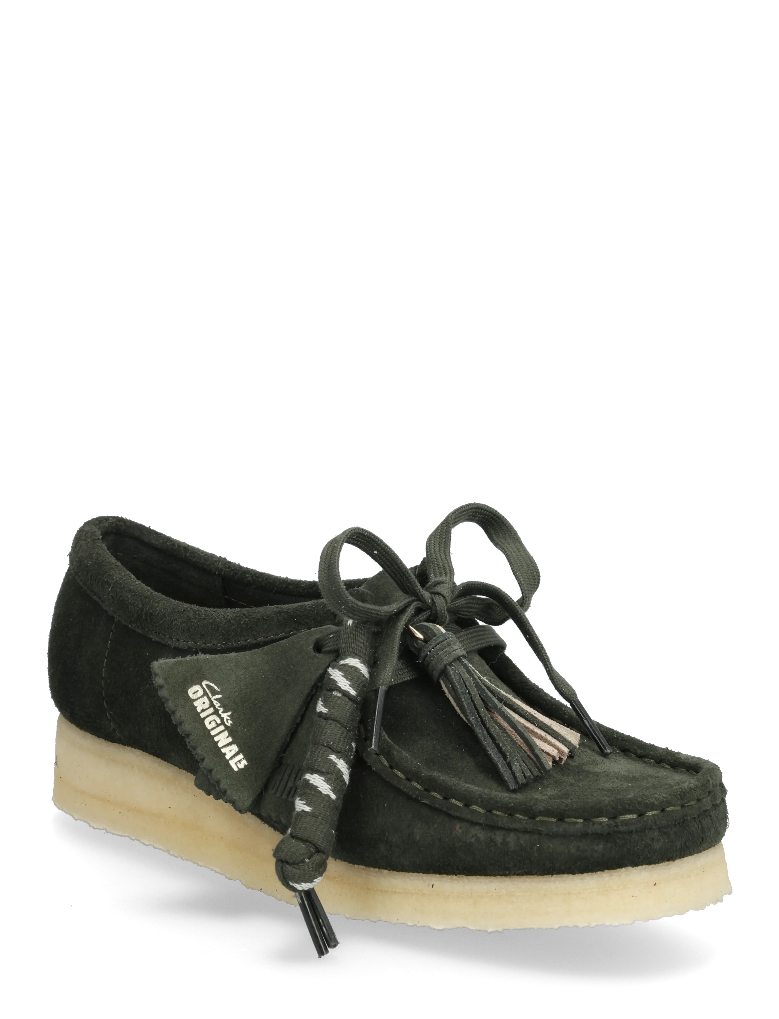 Clarks Originals Wallabee. D - Clarks - FOREST GREEN SDE / green
