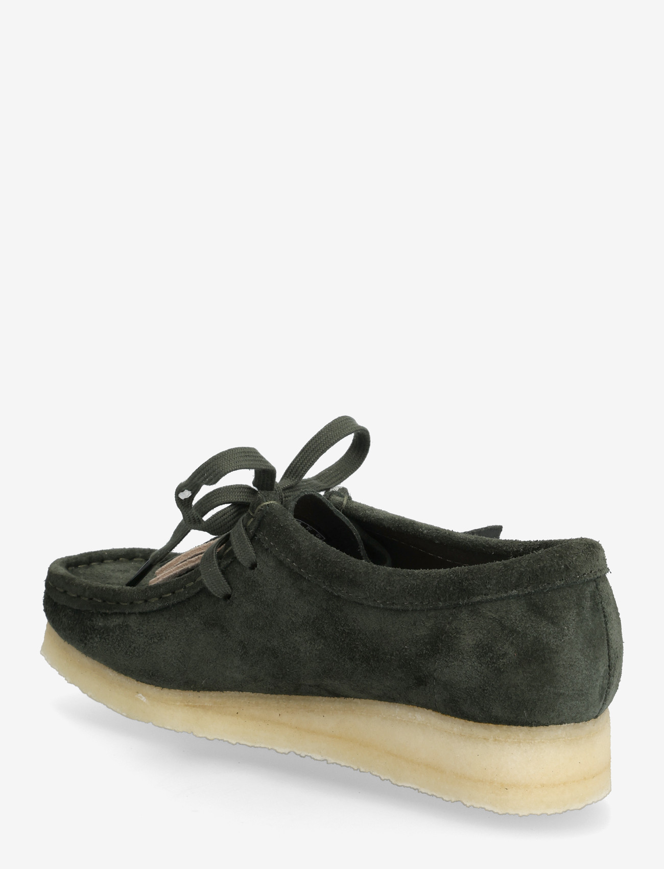 Clarks Originals - Wallabee. D - loafers - forest green sde - 2