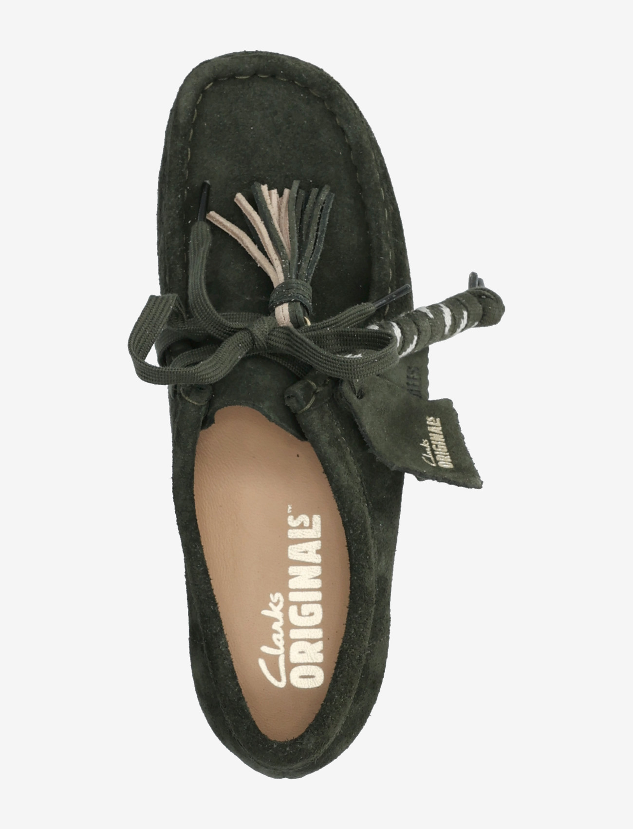 Clarks Originals - Wallabee. D - loafers - forest green sde - 3
