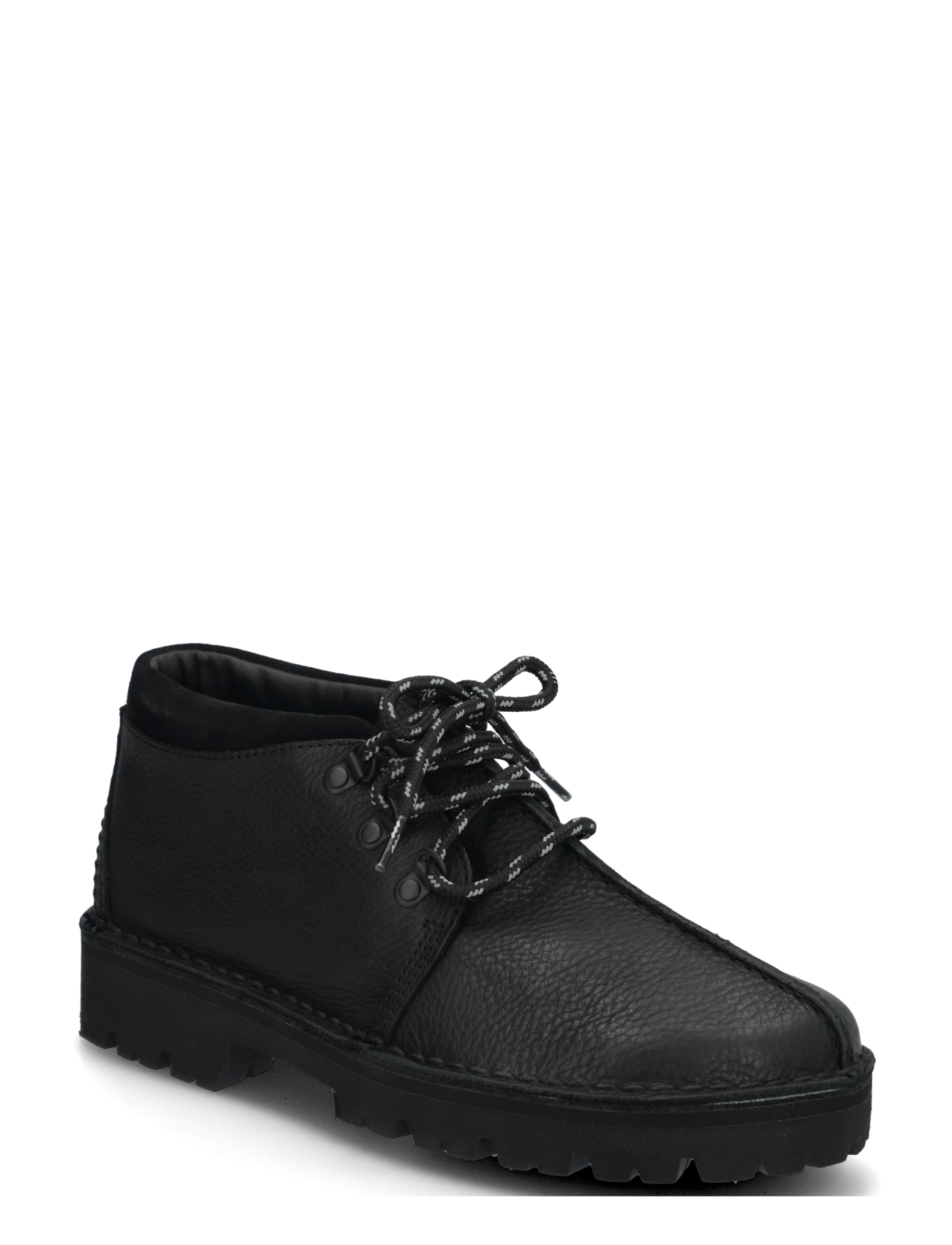 Clarks Originals Desert Trek XL G - Desert Boots - BLACK LEATHER / black