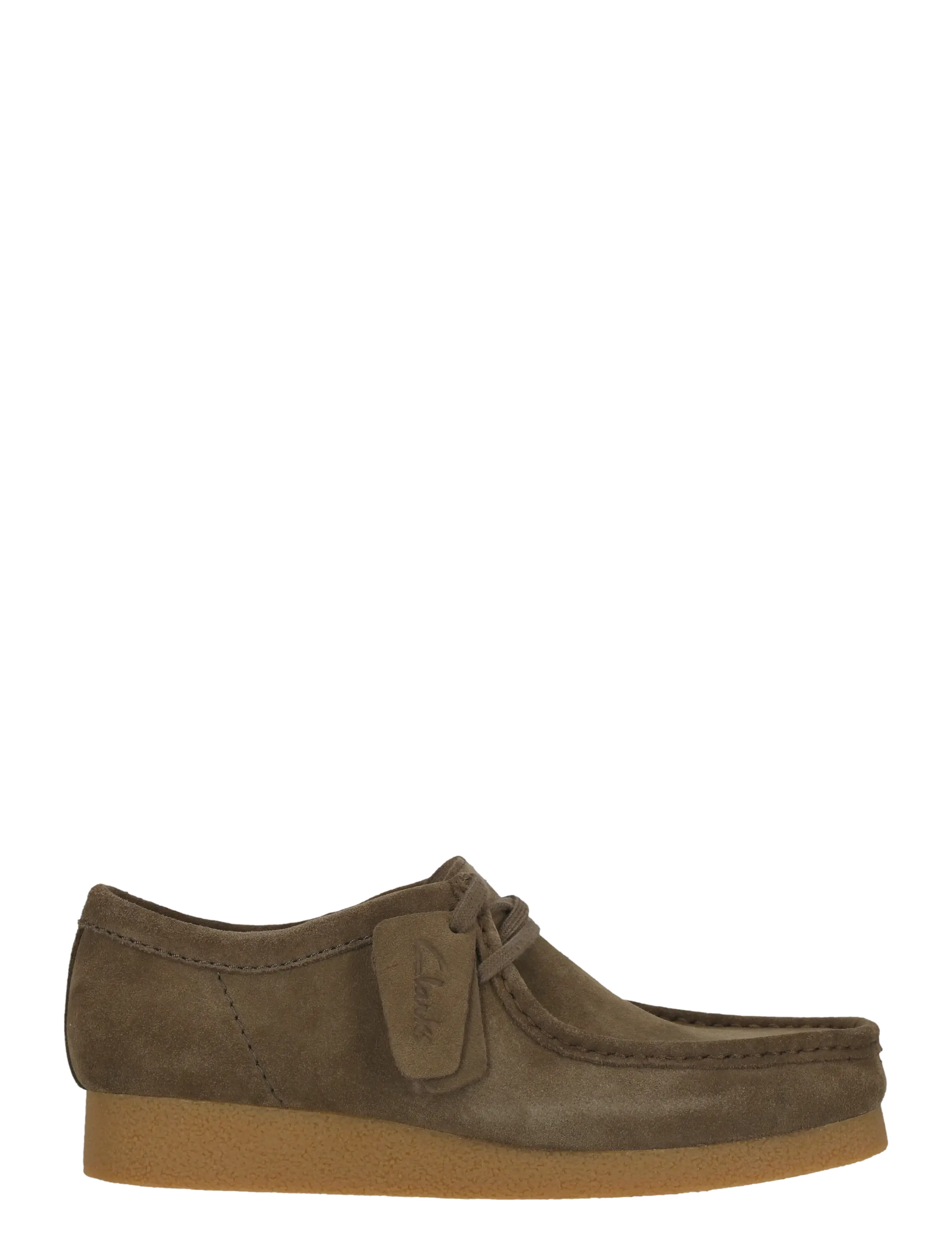 Clarks Originals - WallabeeEVO G - lágir strigaskór - dark olive sde - 1
