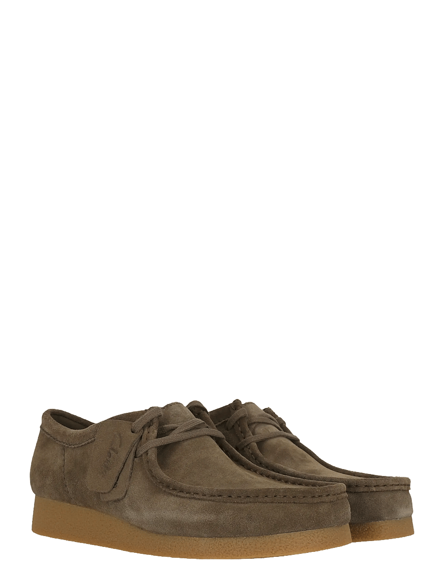 Clarks Originals - WallabeeEVO G - lágir strigaskór - dark olive sde - 0