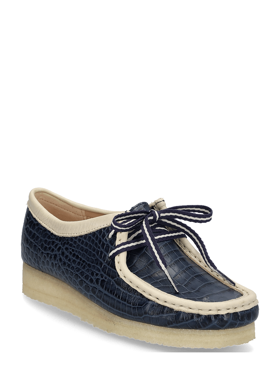 Clarks Originals - Wallabee. D - blue interest - 0