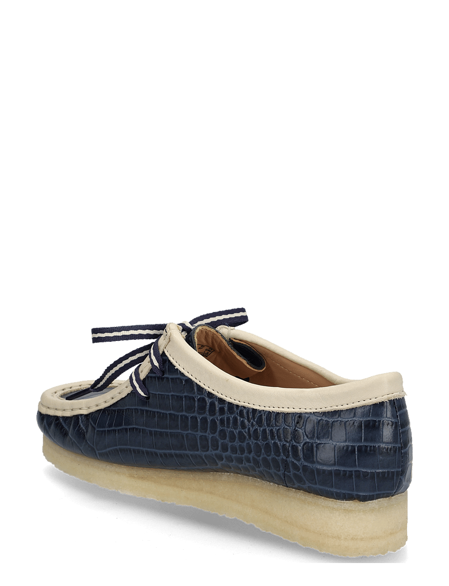 Clarks Originals - Wallabee. D - blue interest - 1