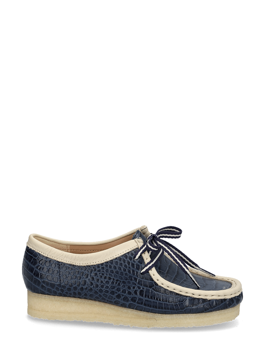 Clarks Originals - Wallabee. D - blue interest - 2
