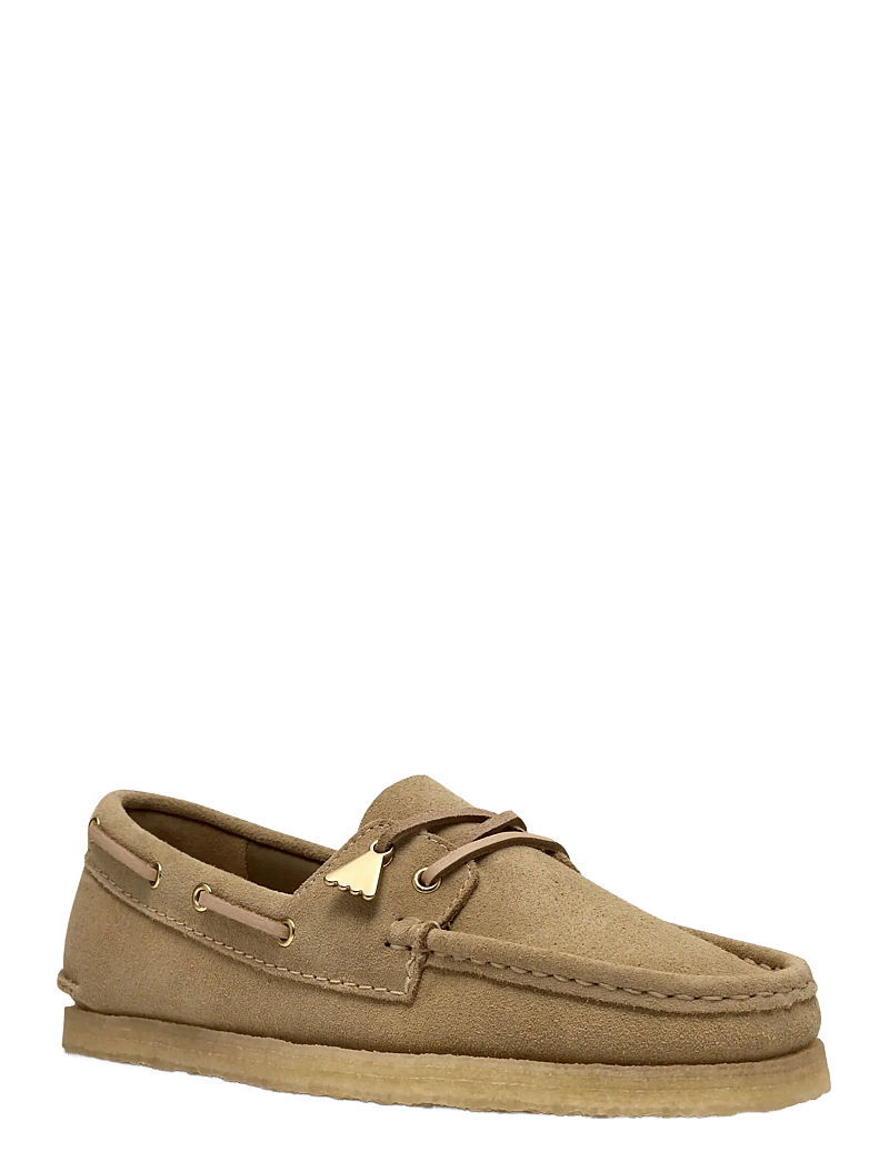 Clarks Originals - Godney Boat. D - seglarskor - maple suede - 3
