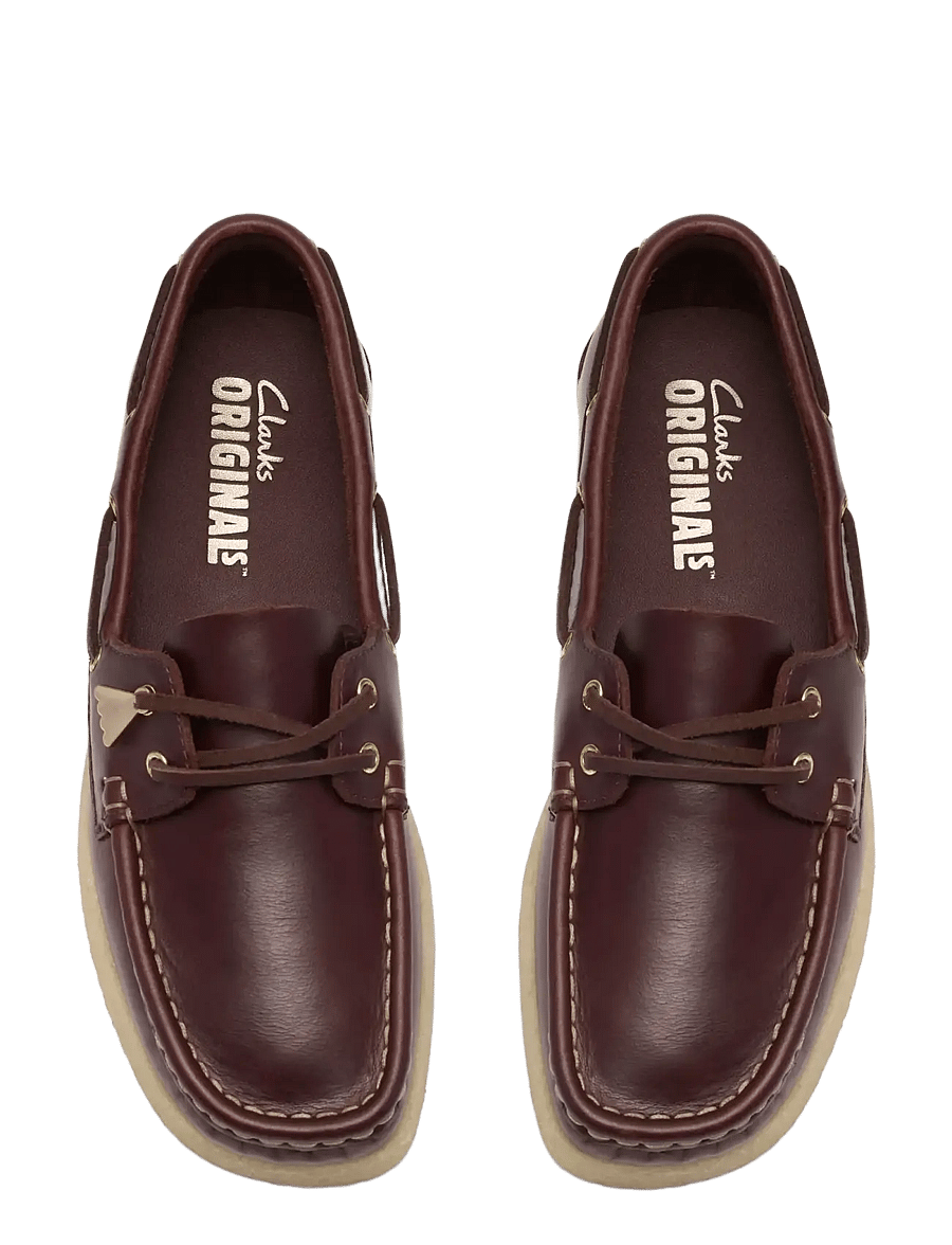 Clarks Originals - Godney Boat. D - chaussure bateau - british tan lea - 5