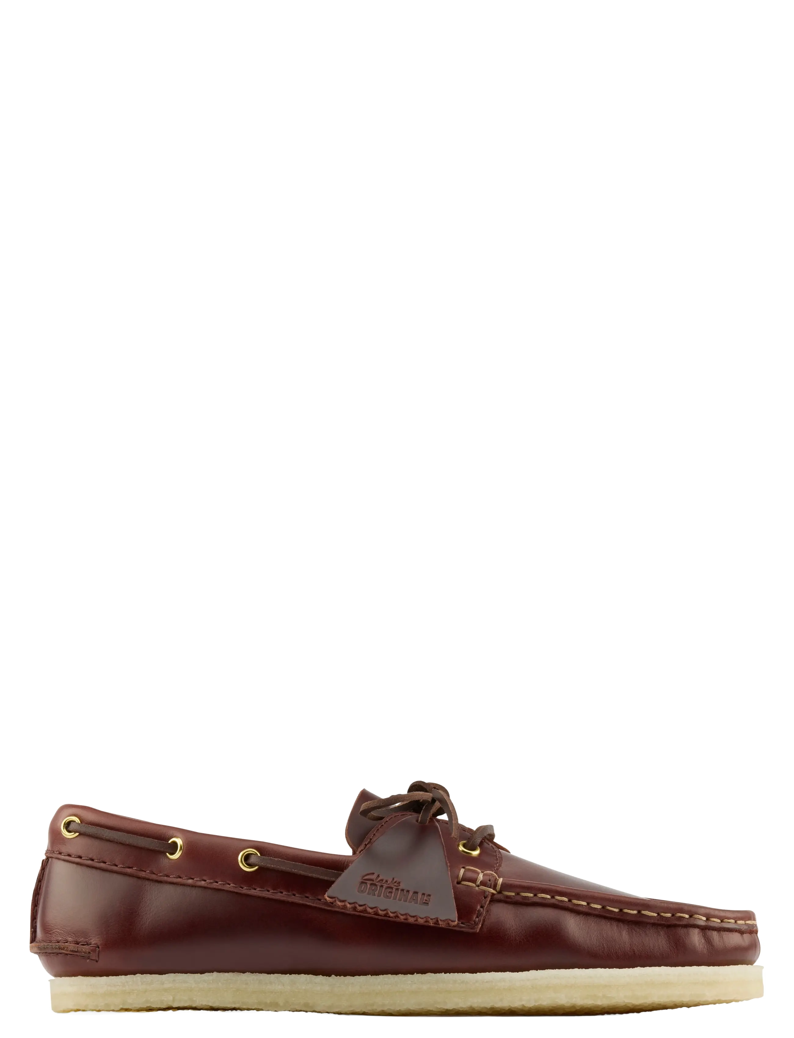 Clarks Originals Godney Boat G - Purjekingad - BRITISH TAN LEA / brown