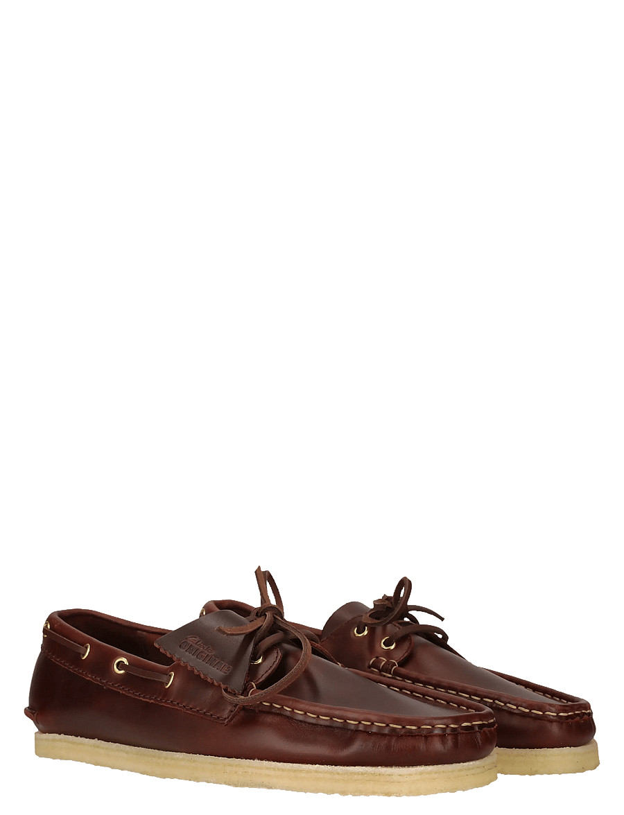Clarks Originals - Godney Boat G - shop by occasion - british tan lea - 1