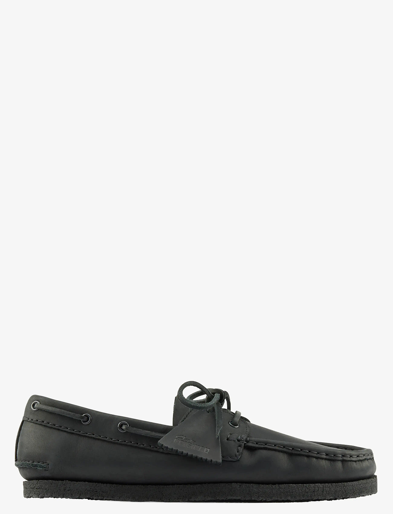 Clarks Originals - Godney Boat G - shoppa efter tillfälle - black leather - 0