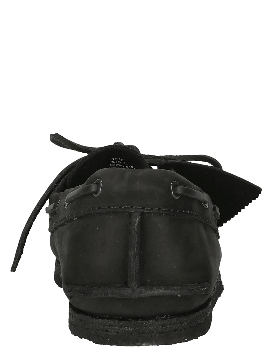 Clarks Originals - Godney Boat G - nach anlass kaufen - black leather - 2