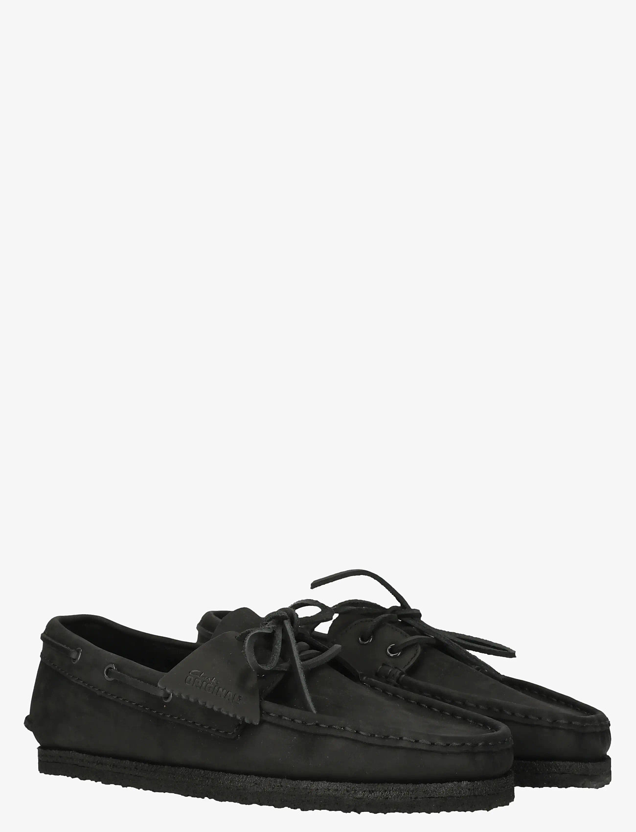 Clarks Originals - Godney Boat G - shoppa efter tillfälle - black leather - 5