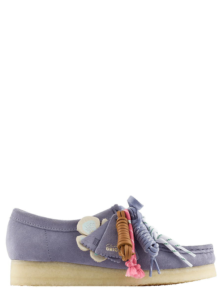 Clarks Originals - Wallabee. D - bootsschuhe - purple interest - 0
