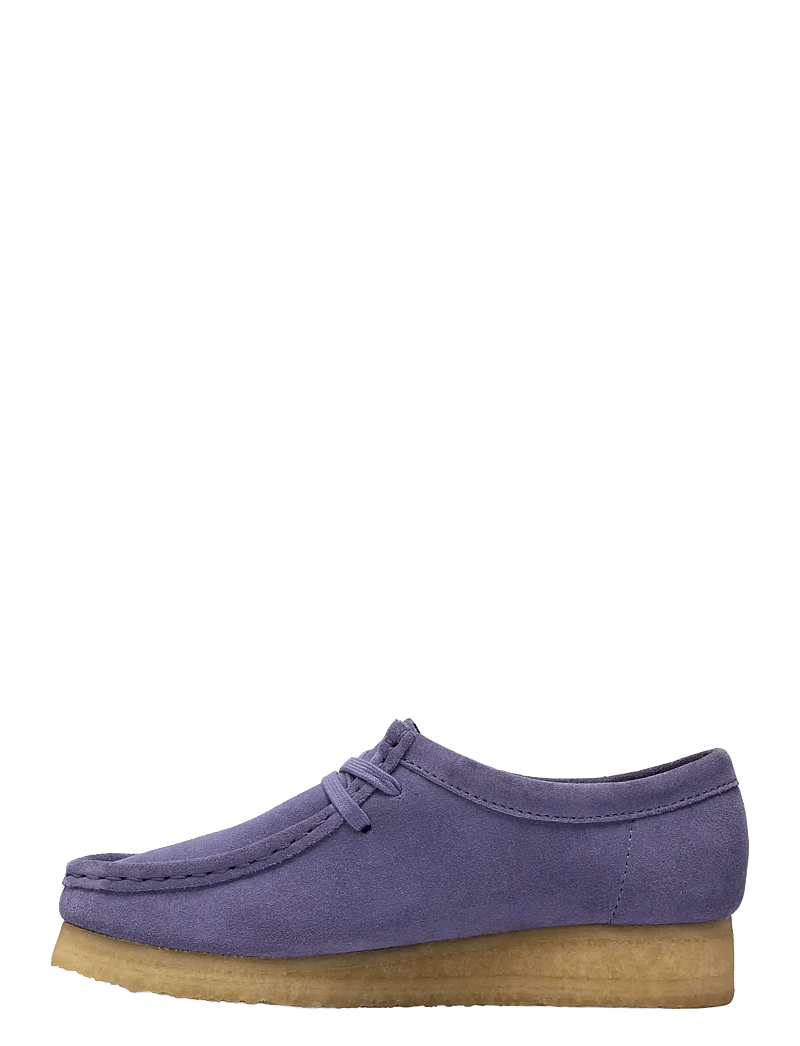 Clarks Originals - Wallabee. D - seglarskor - purple interest - 2