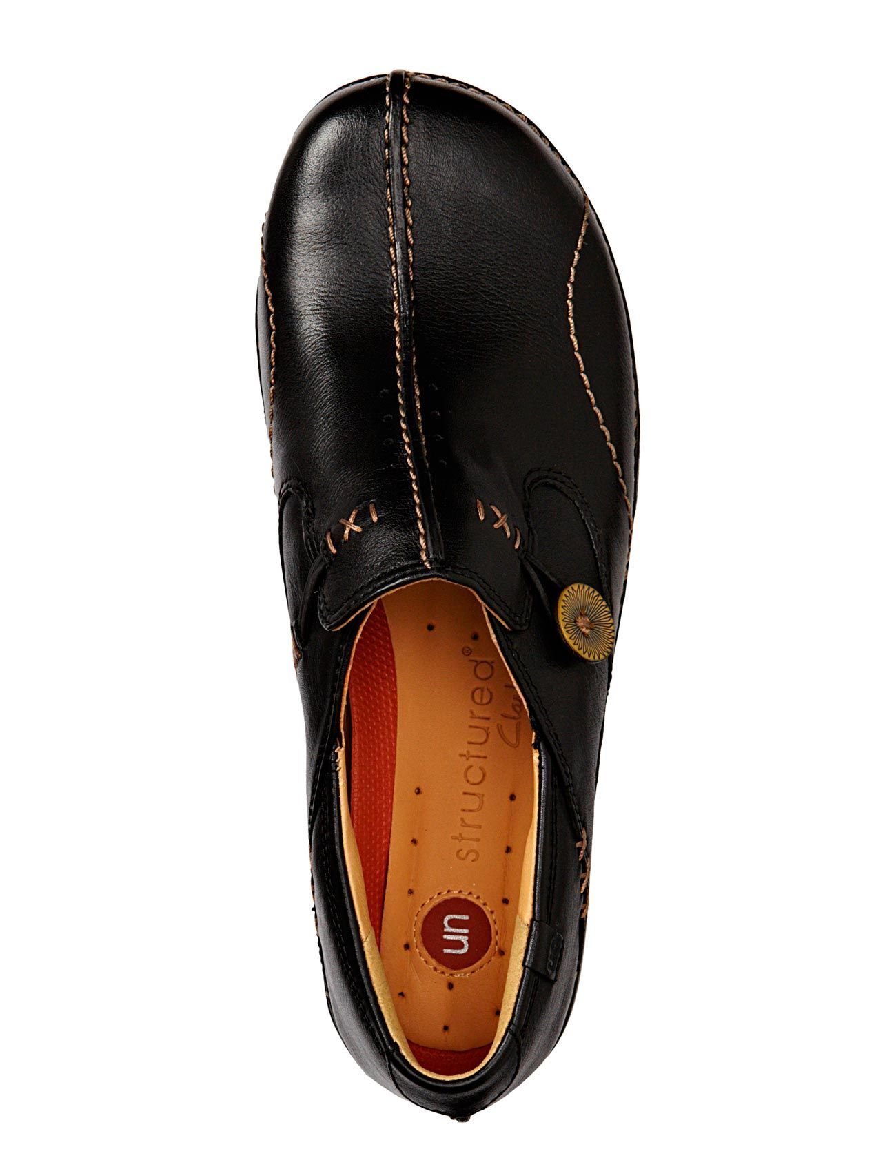 Clarks - Un Loop - black leather - 4
