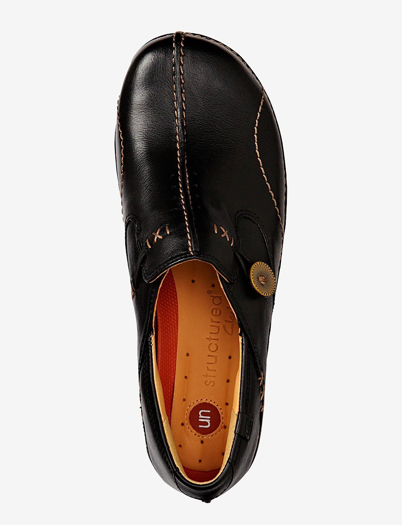 Clarks - Un Loop - black leather - 5