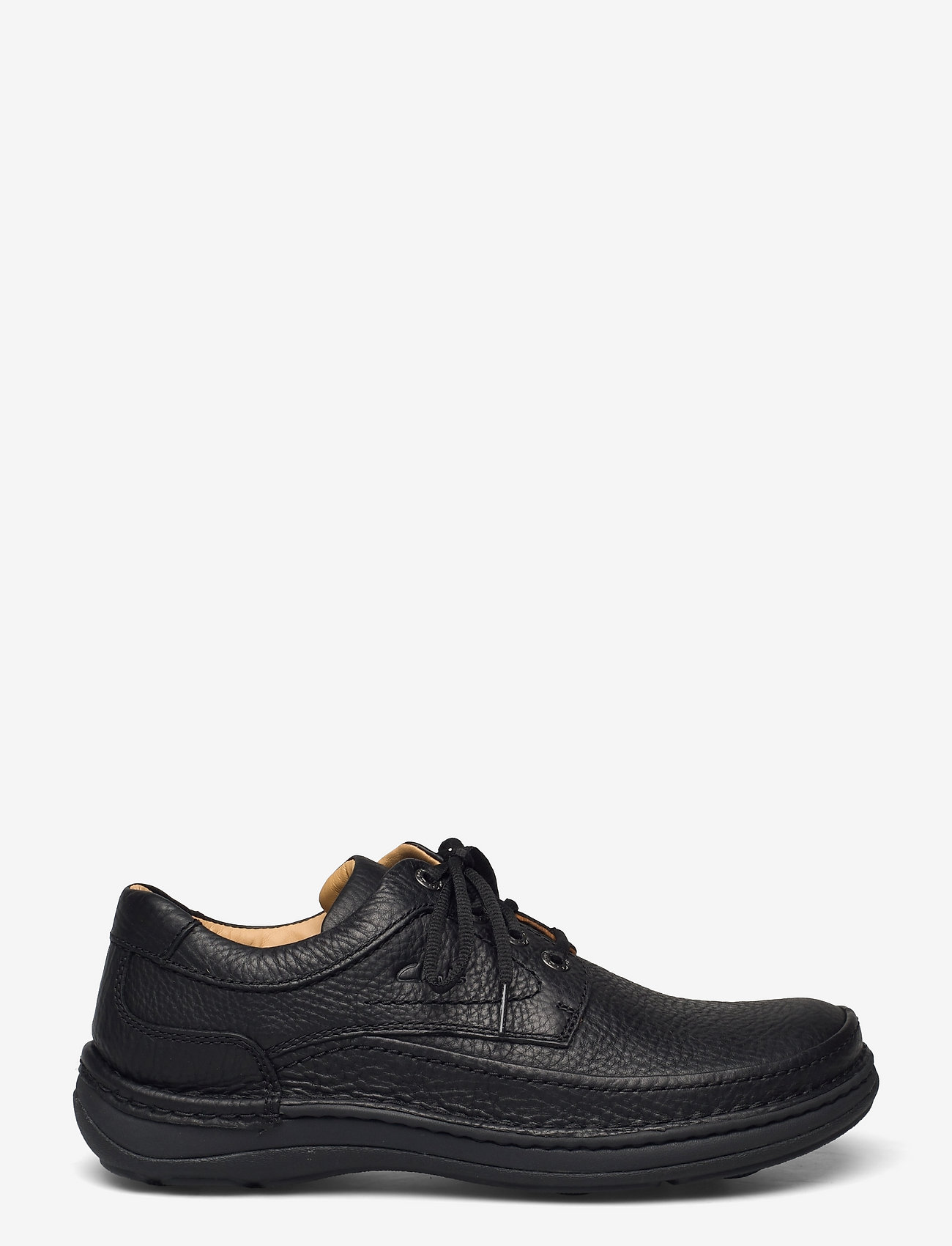 Clarks - Nature Three - låga sneakers - black leather - 1