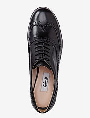 Clarks - Hamble Oak D - flade sko - 1216 black leather - 2
