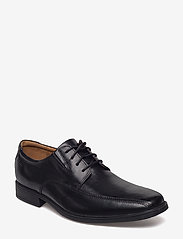 Clarks - Tilden Walk - Šņorējamas kurpes - black leather - 0