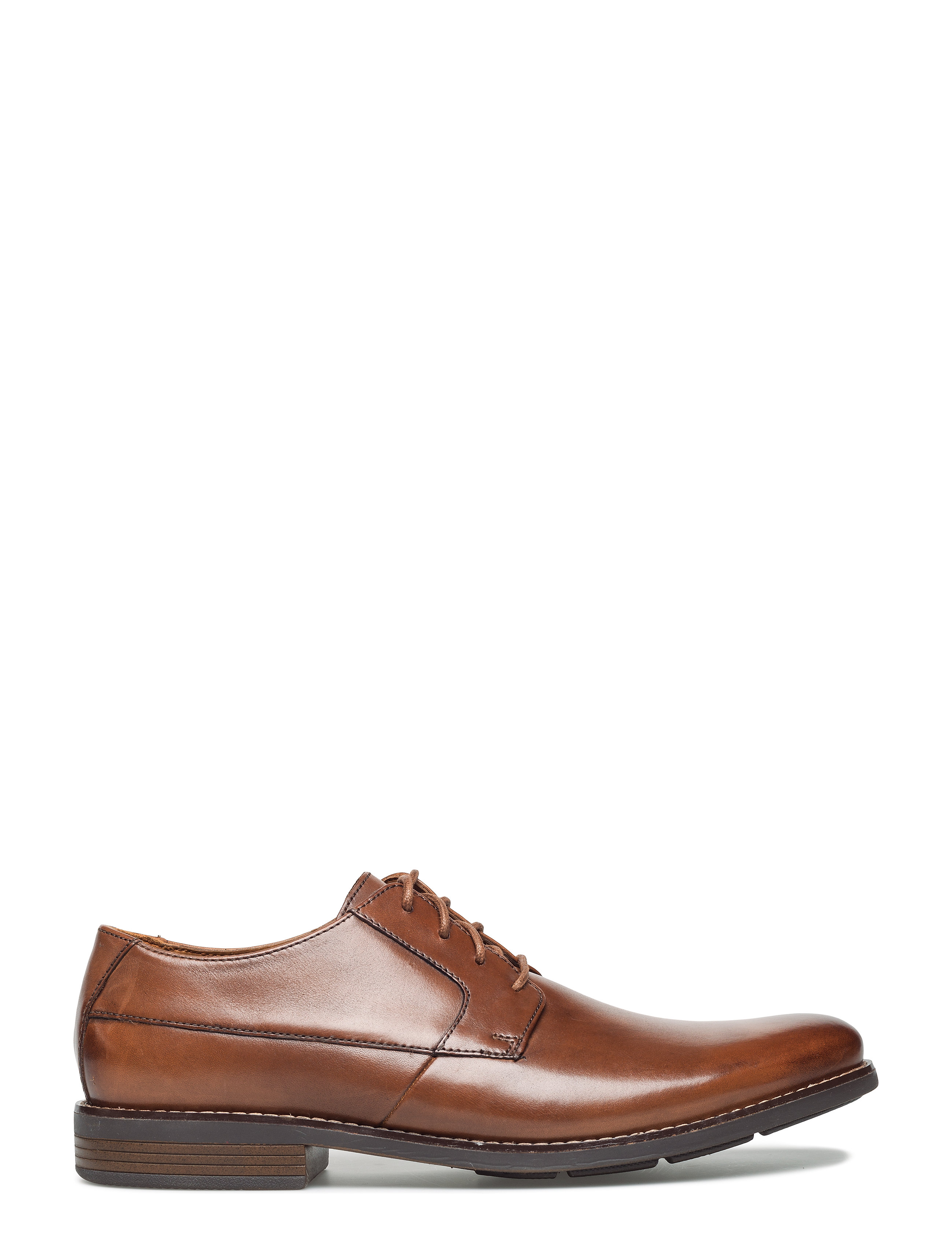 Clarks - Becken Plain - tan leather - 1