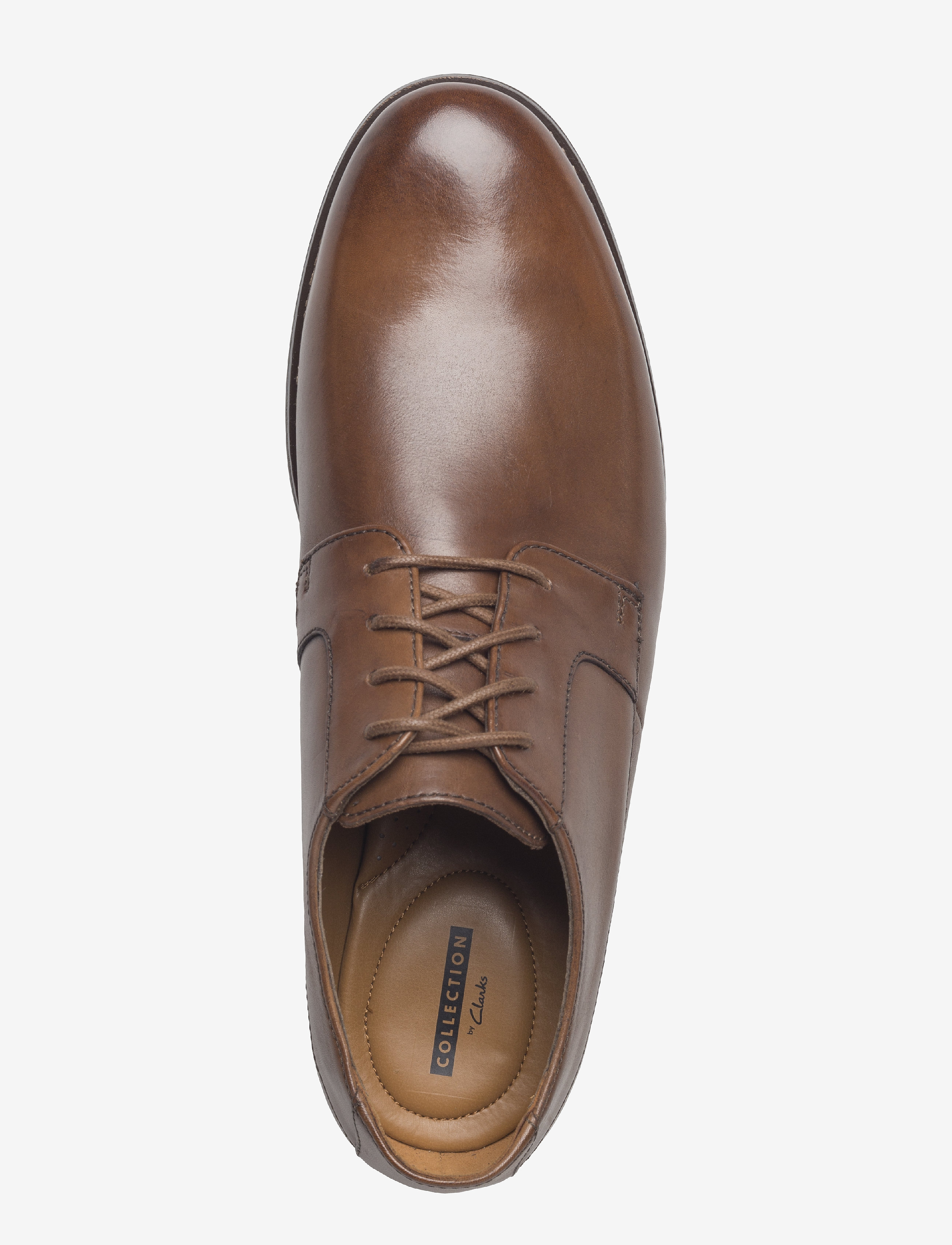 Clarks - Becken Plain - tan leather - 4