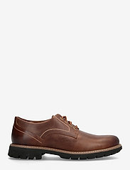 Clarks - Batcombe Hall - laced shoes - dark tan lea - 1