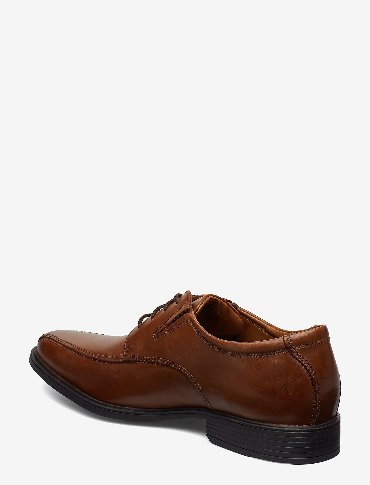 Clarks - Tilden Walk - laced shoes - dark tan lea - 1