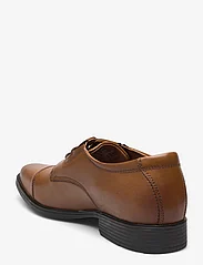 Clarks - Tilden Cap - laced shoes - dark tan lea - 2