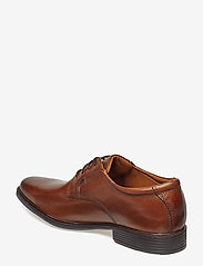 Clarks - Tilden Plain - laced shoes - dark tan lea - 1